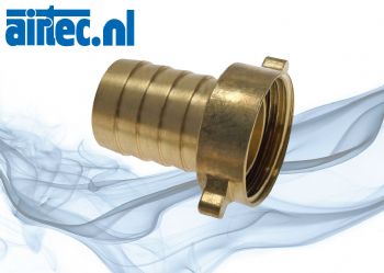 Rechte slang tuhle, met wartelmoer - vlakafdichtend, PN 16