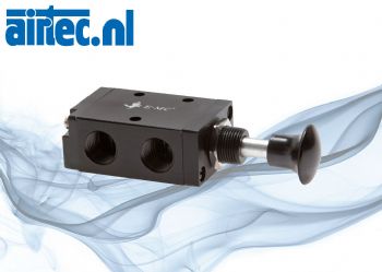 3-2-weg trek- en druk-knop ventielen, serie VL