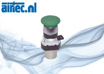 3/2-weg paneel- , drukknop en draaiknop bediende ventielen M5 (Ø 22,5), serie T 22