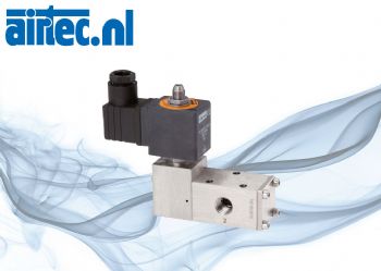 3-2-weg en 5-2-weg magneetventielen RVS