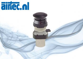 5/2-weg 3/2-weg paneel- , drukknop- en draaiknop- bediende ventielen M5 (Ø 30,5), serie T 30