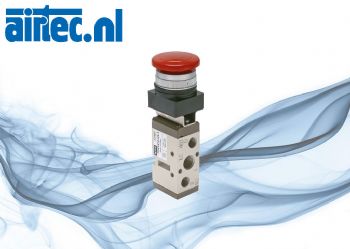 5-2-weg toetskleppen en draaischakelaars G 1-4 Inch (Ø 30,5), serie PMEV400