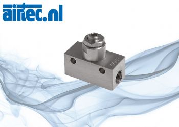 Smoorterugslagventiel en smoorventielen RVS