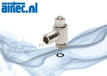 Smoorterugslagventielen met gleufschroef, MSV