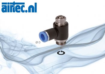 Smoorterugslagventielen met gleufschroef, Standard