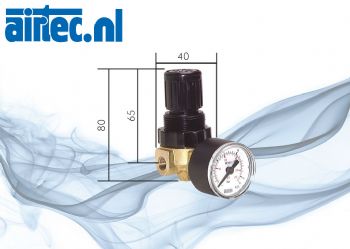 Drukreduceers voor water en lucht - mini, 340 l pmin