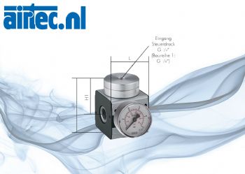 Drukregelaars, op afstand bediend (volumebooster) - Multifix, tot 17500 l pmin