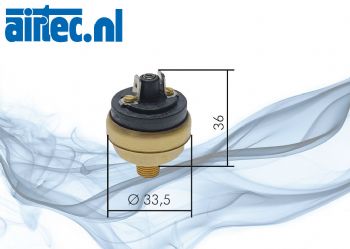 Drukschakelaar - hoge nauwkeurigheid, tot 2bar