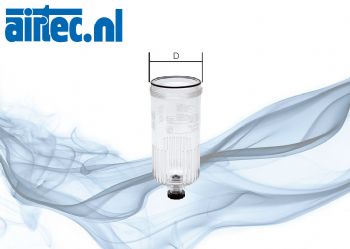 Reserve reservoirs voor filters en filterregelaars - Multifix