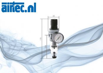 Filter-reduceer voor water en lucht - Multifix-serie 0, 700 l pmin