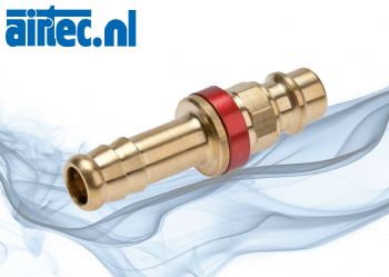 Gecodeerde snelkoppeling stekker met slangtuhle, NW7,2