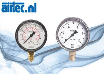 Glycerinemanometer (ook voor vacuüm)