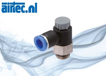Compacte smoorterugslagventielen, cilindrische schroefdraad, Standaard