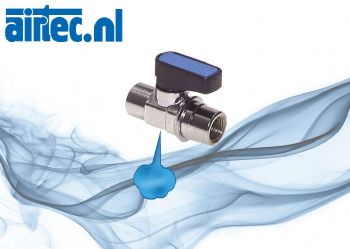 Mini-kogelkranen met geforceerde ventilatie, PN 20