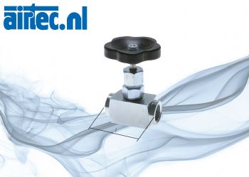 Naaldafsluitventielen met handwiel, tot 400 bar