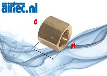 Reduceermoffen met G- en metrische schroefdraad, PN 16