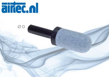 Geluiddemper met insteek-koppeling-pilaar