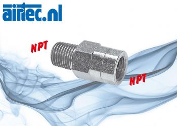 Schroefdraadverlengingen met NPT-schroefdraad, tot 345 bar