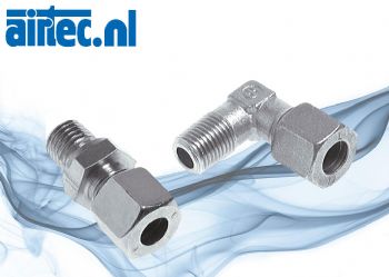 Snij- en knelringkoppelingen, RVS en staal verzinkt ISO 8434-1 (4-42 mm)