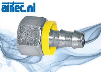 Push-Lock tuhle met wartelmoer, metrische schroefdraad, 24° conus