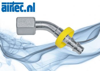 Push-Lock tuhle met wartelmoer, G-schroefdraad, 60° conus