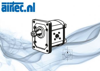 Tandwielpompen, draairichting rechts met Plessey-flens, grootte 1